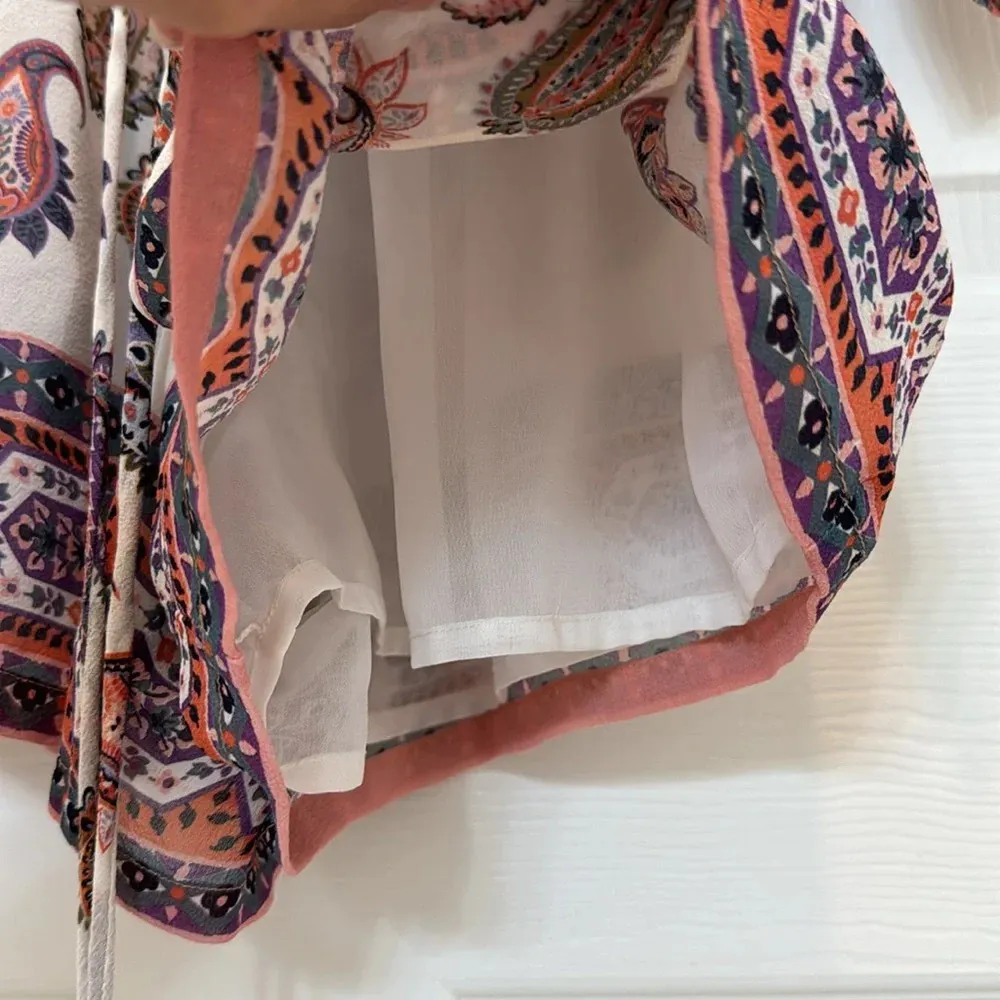 Tory Burch Brigitte Paisley Silk Romper Size Small - Image 12