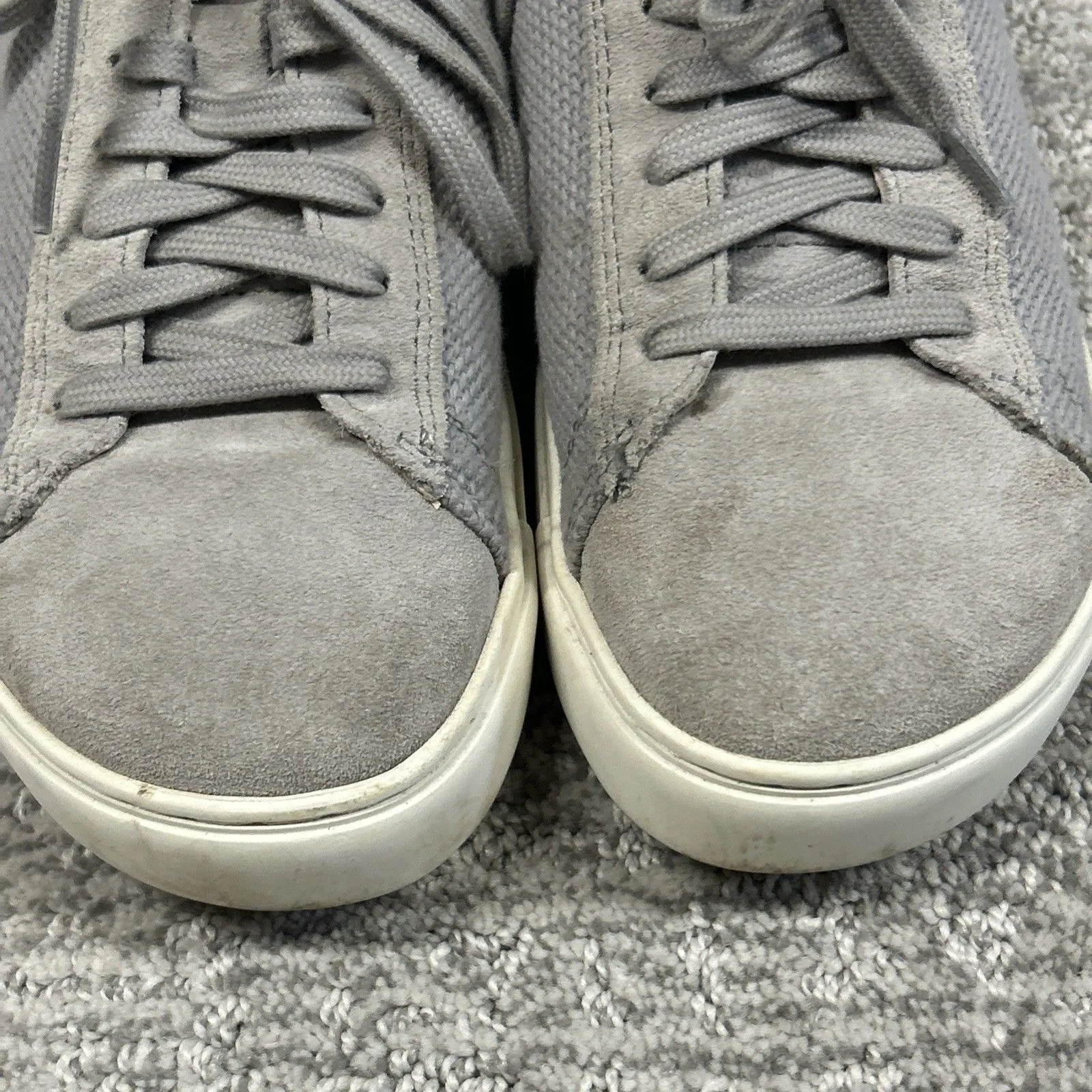 Birkenstock Bend Low Canvas Shoes Womens 6.5 7 Suede Whale Gray Sneaker EU 37 - Image 4