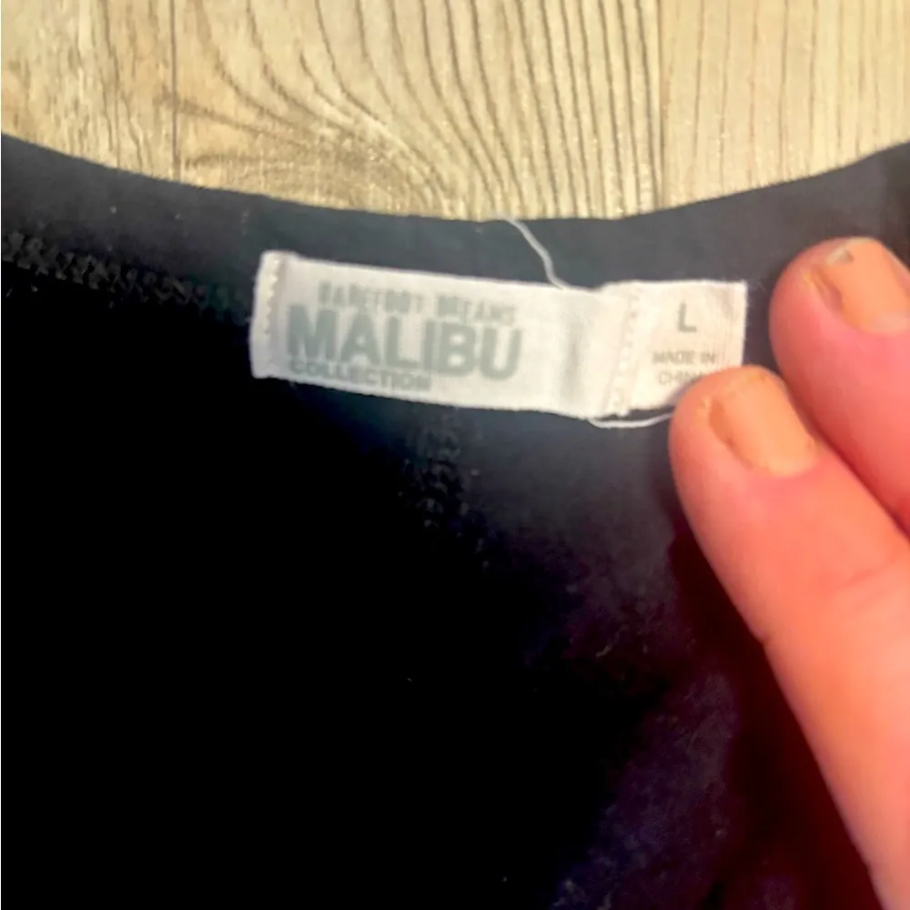 Barefoot Dreams Malibu Collection Black Shirt Size Large - Image 3