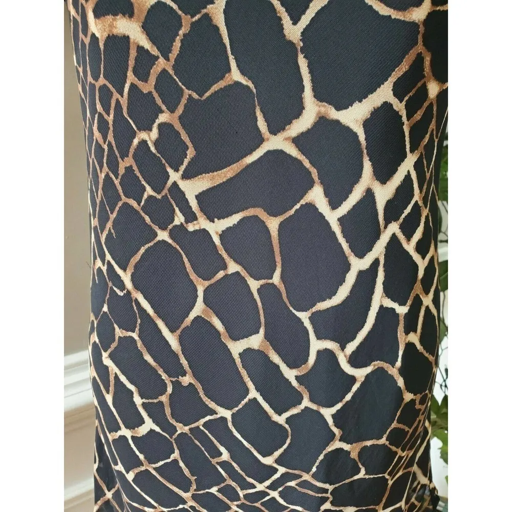 Liz Claiborne Women's Blue Rayon Dress Size 4P - Image 3