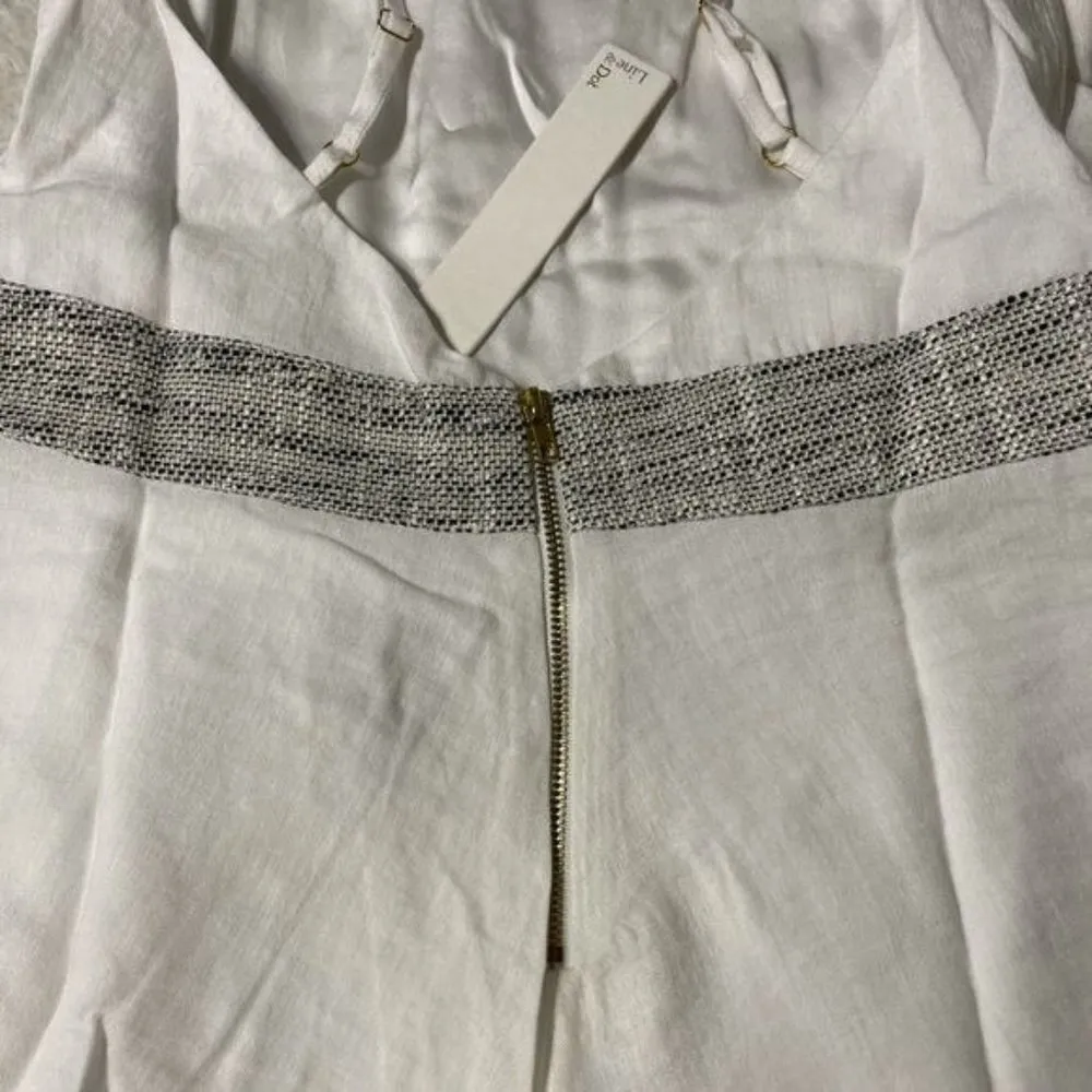 Line & Dot White Tweed Romper NWT - Image 17