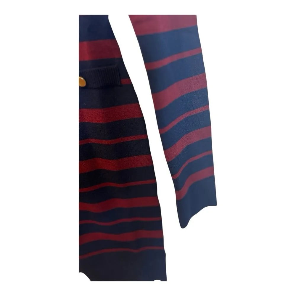 Lovers + Friends Revolve Alainna Striped Dress Size XS Red Navy Lightweight Knit - Image 5