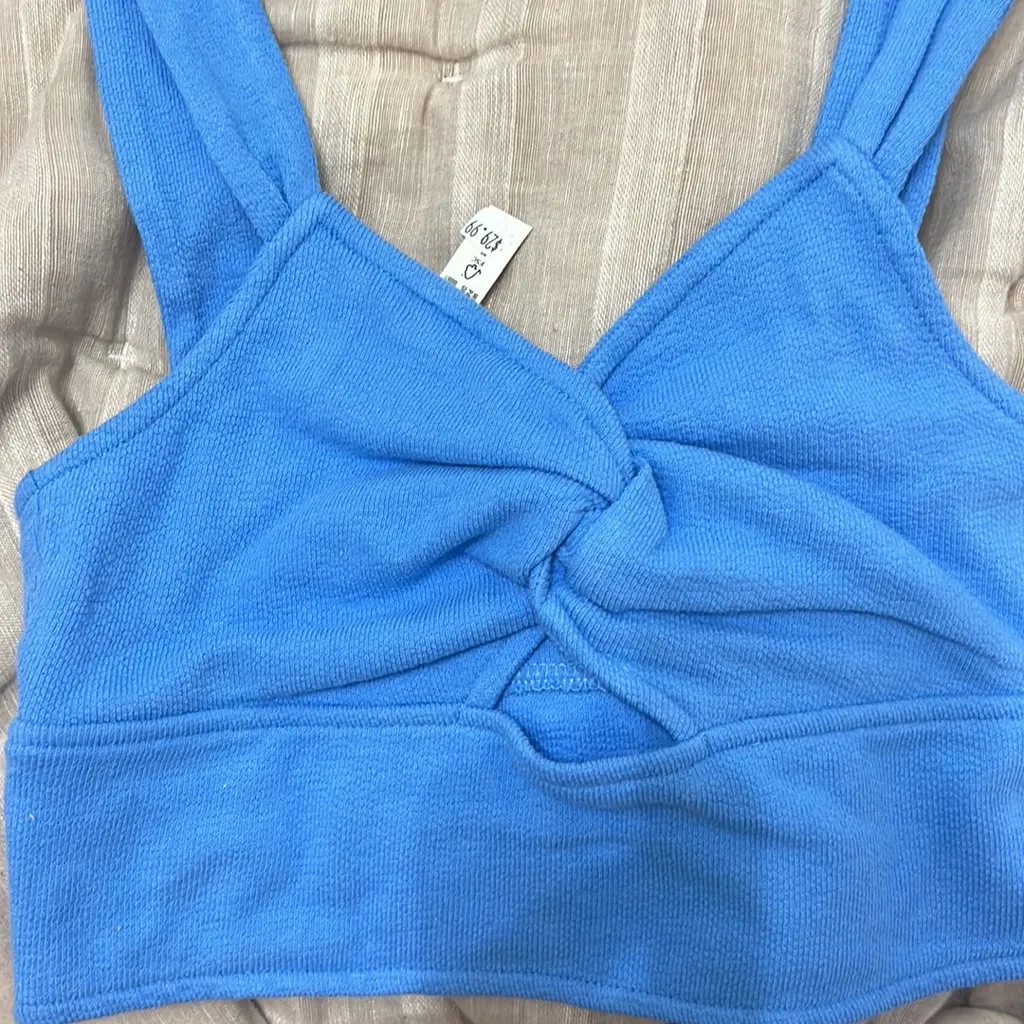 Cutout knot-front crop tank top from Madewell - Image 2