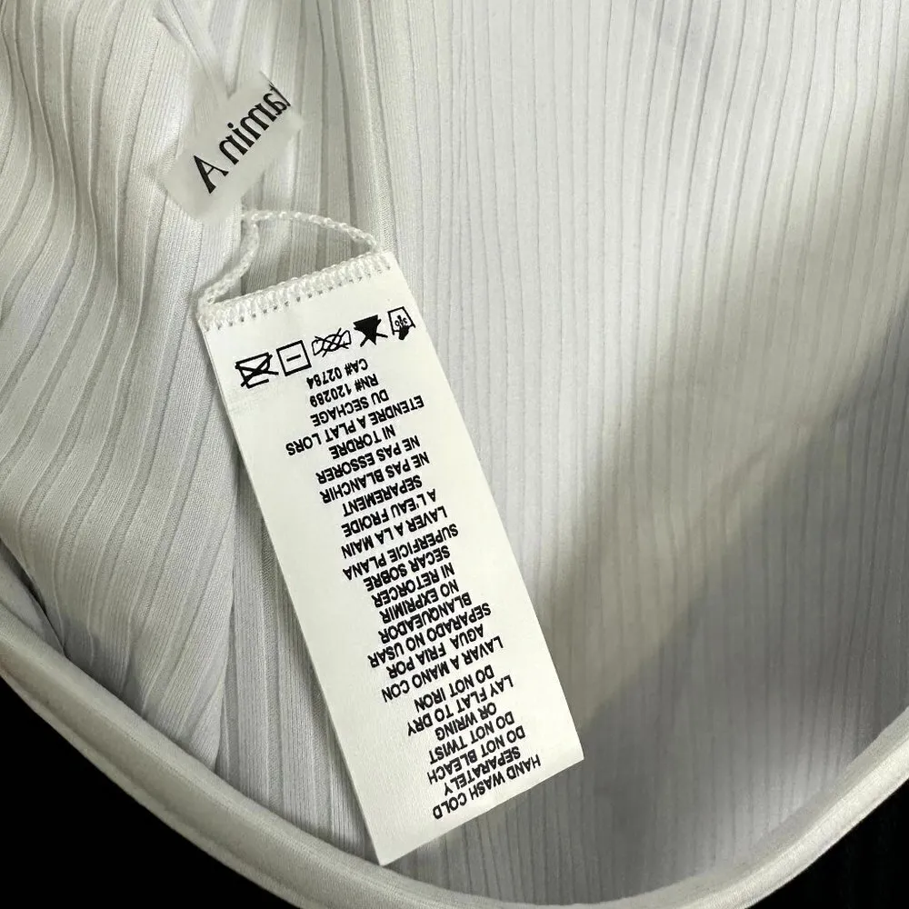 VITAMIN A Reese Reversible One-Piece Swimsuit in Black/White Size X-Small - Image 7