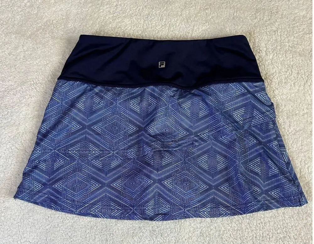 Fila Dark/Light Blue Skirt Size XS - Image 3