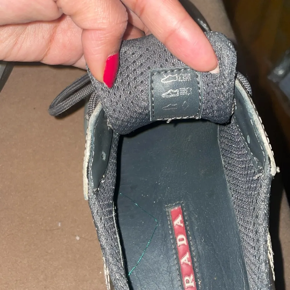 Prada gold sneakers - Image 16