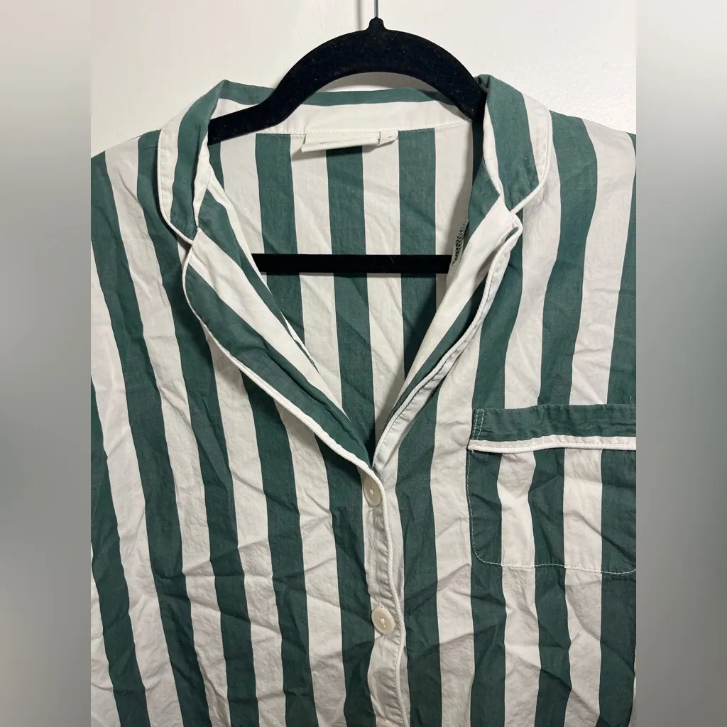 Sleepy Jones Marina Pajama Set Green - Image 6