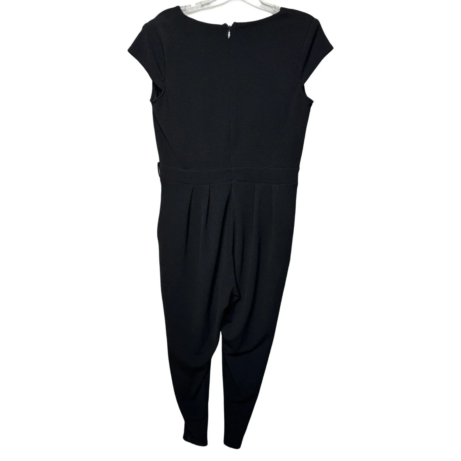 City Chic Jumpsuit Womens 16 Black Neutral Minimalist Office Travel Party Casual - Image 2