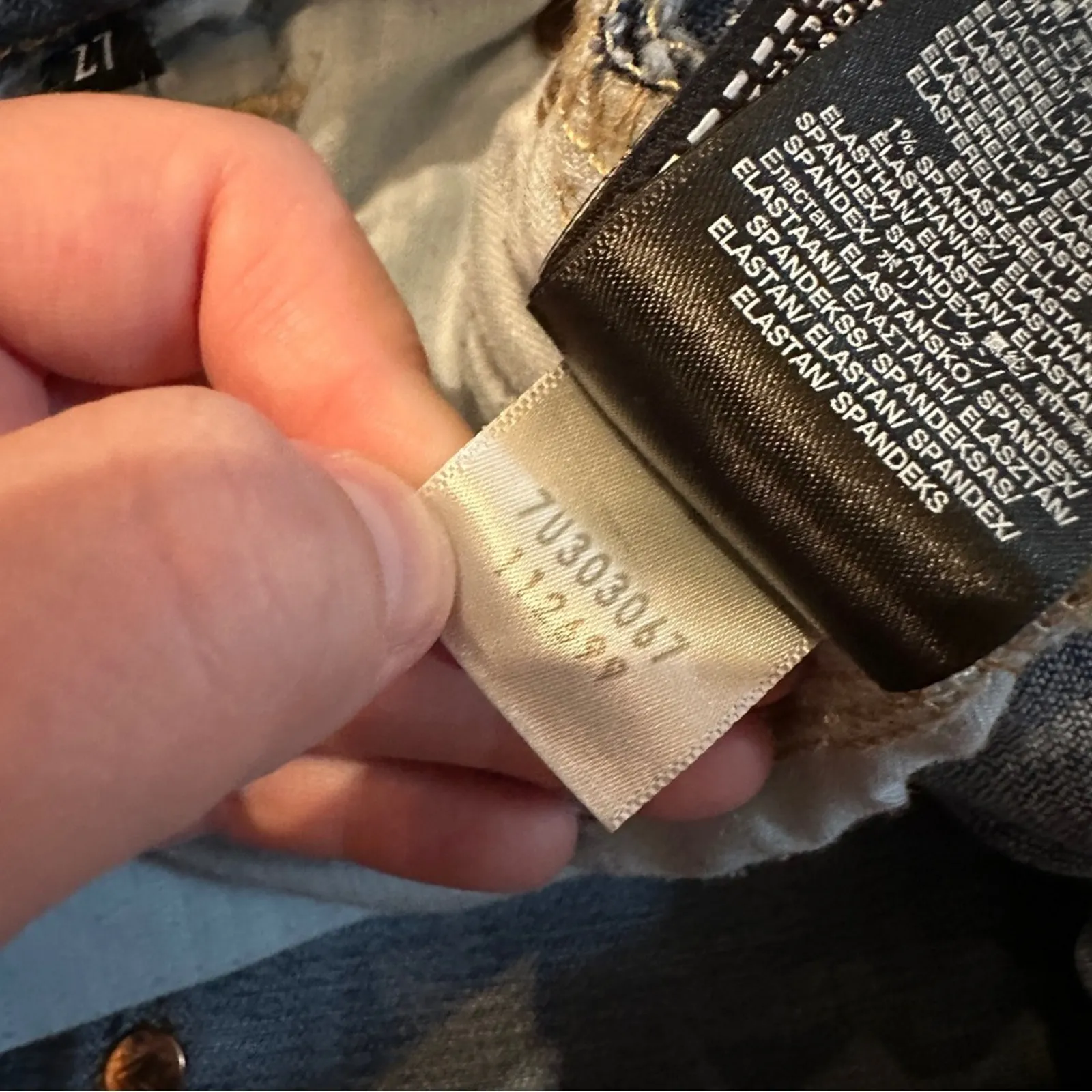 7 For All Mankind Josefina Jeans Women's Sz 27 Medium Wash High Rise Distressed‎ - Image 10