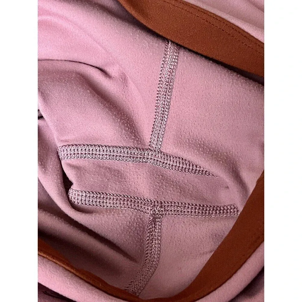 Stori Womens Pink Midnrise Skinny Legging Soft Stretch Challenge 7/8 4 - Image 5