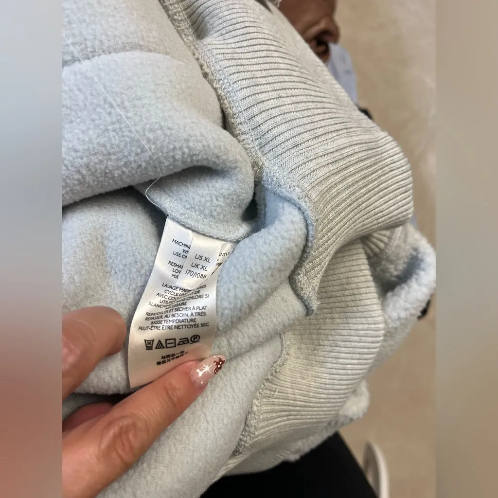 We the Free People Shasta Cardi Jacket in Morning Fog Size XL Revolve - Image 5