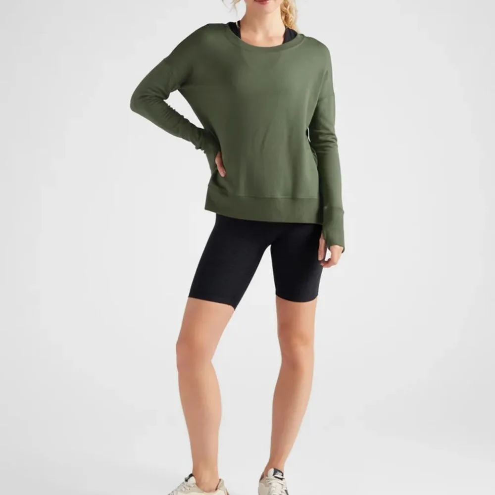 Interval Flex Pullover Four Leaf Clover S NWOT Green - Image 4