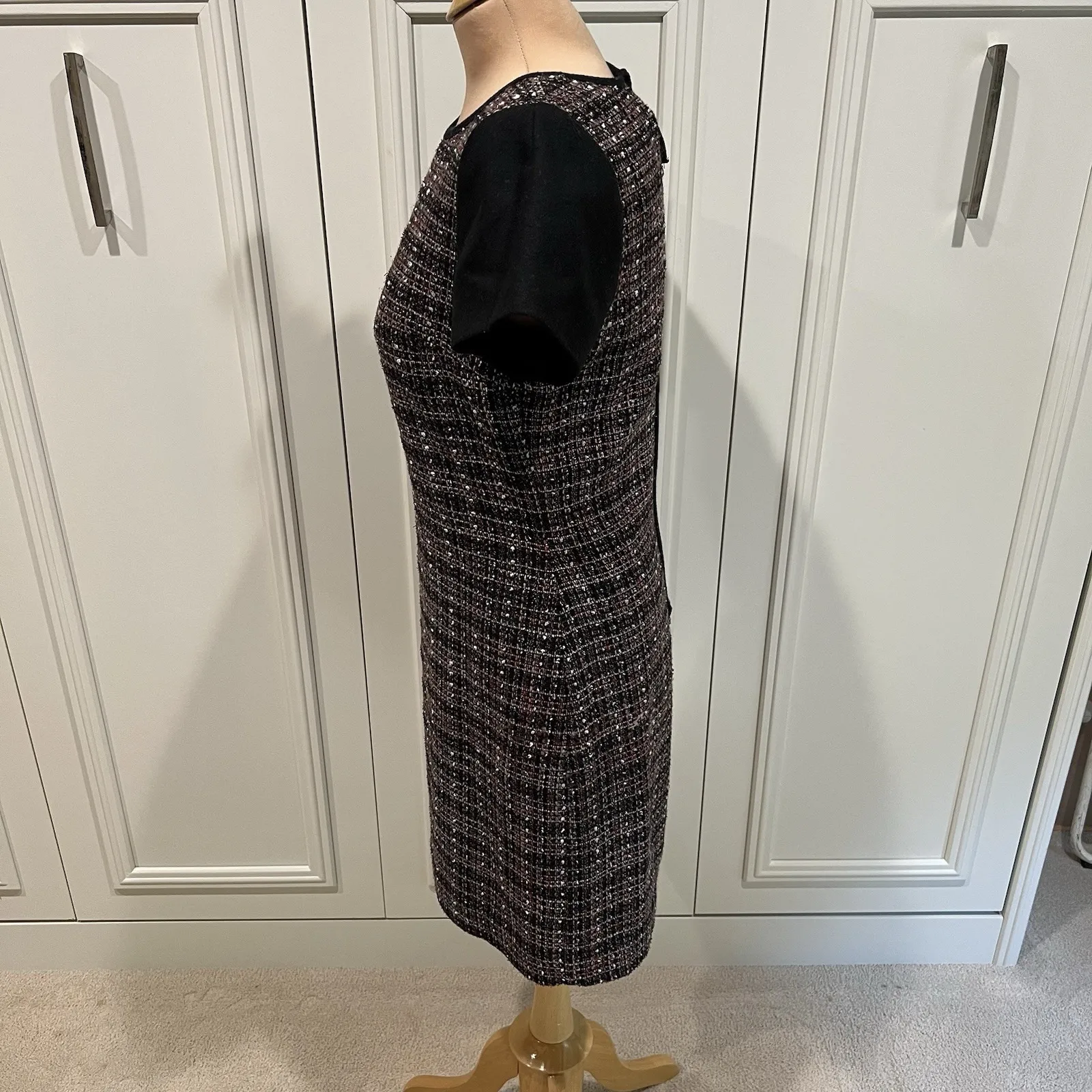 Banana‎ Republic Women's Tweed Sheath Dress Academia Preppy School Girl - Image 5