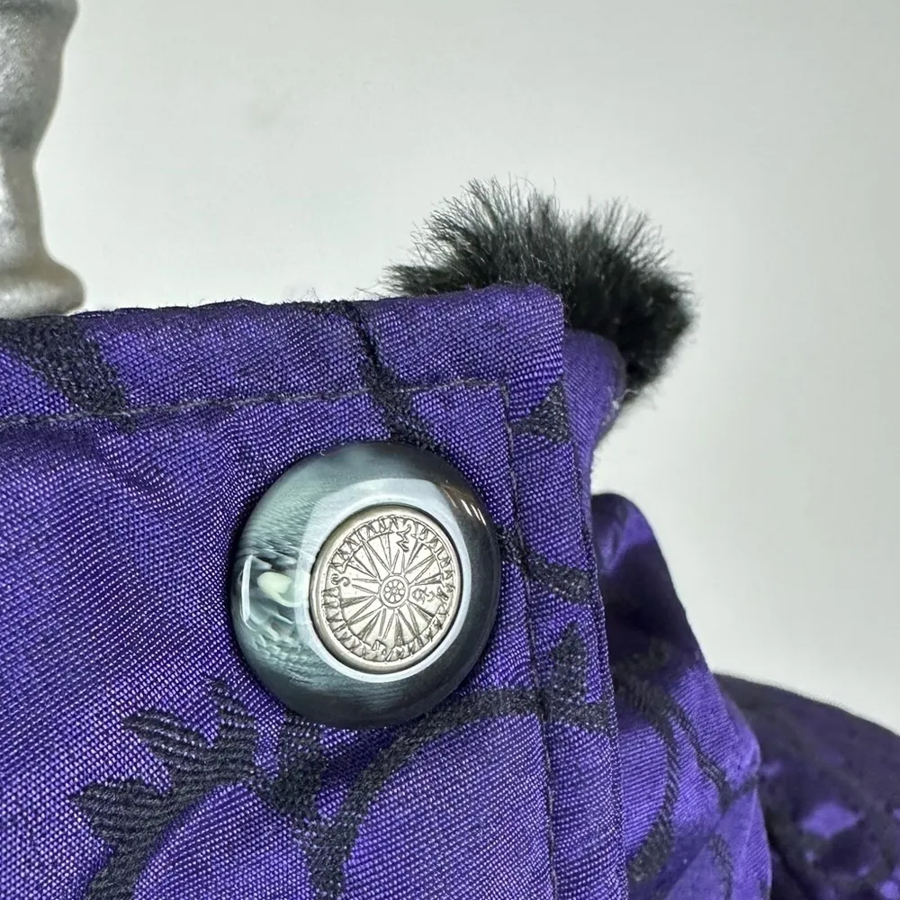 Nils Royal Purple Ski/Snowboarding Coat Black Size 10 - Image 5