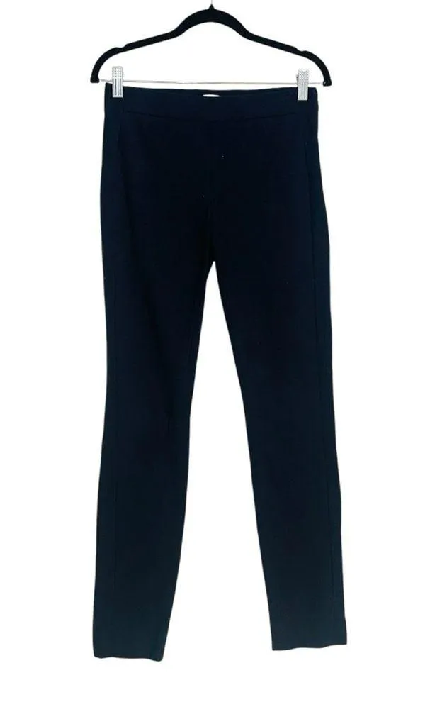 Tory Burch Maude Navy Side Zipper Legging Pants 0 - Image 2