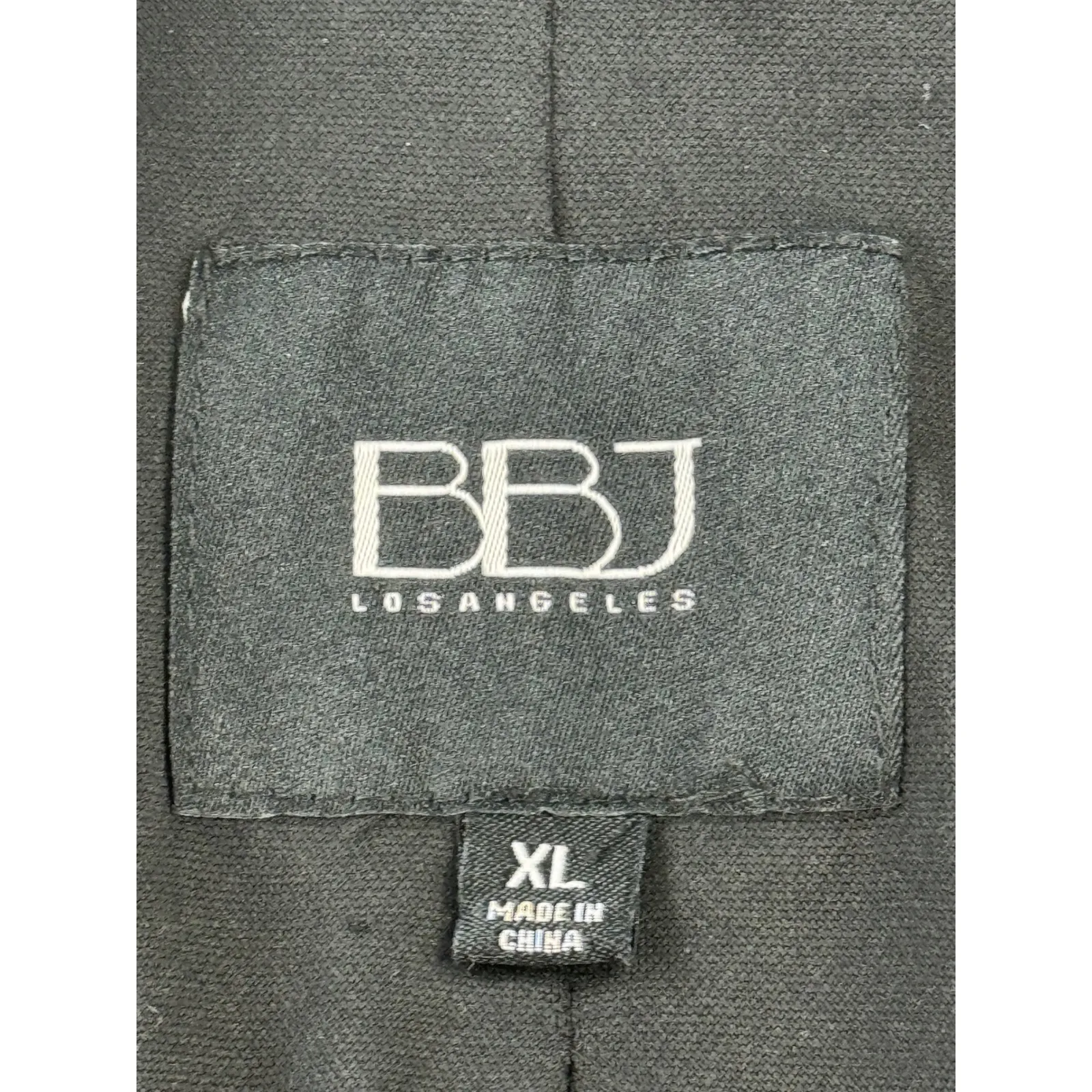 BBJ Los Angeles Women's Black Grid Pattern‎ Blazer XL - Image 6