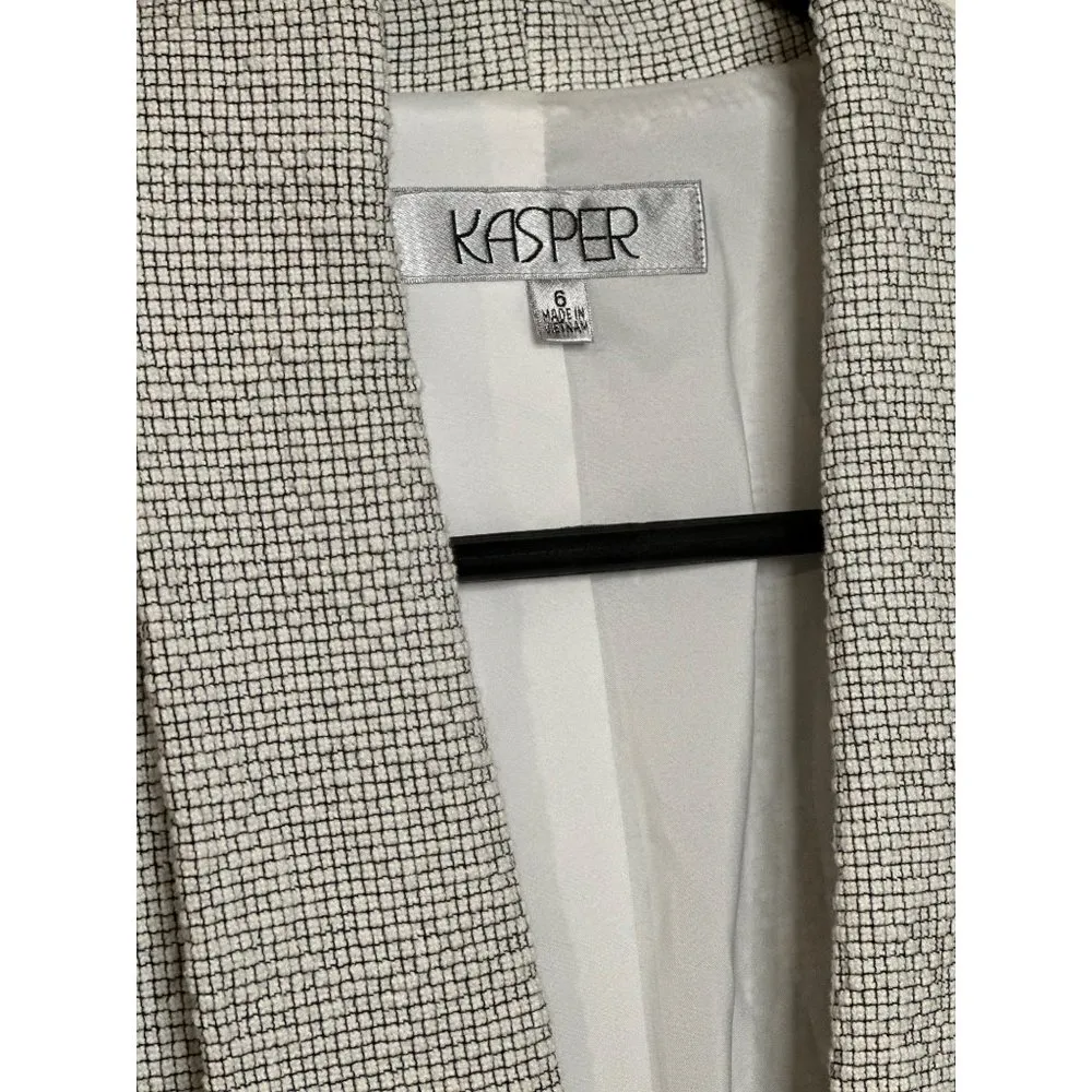 NWT Kasper Ladies Open Stylish Business Sophisticated Layering Light Blazer SZ 6 - Image 7