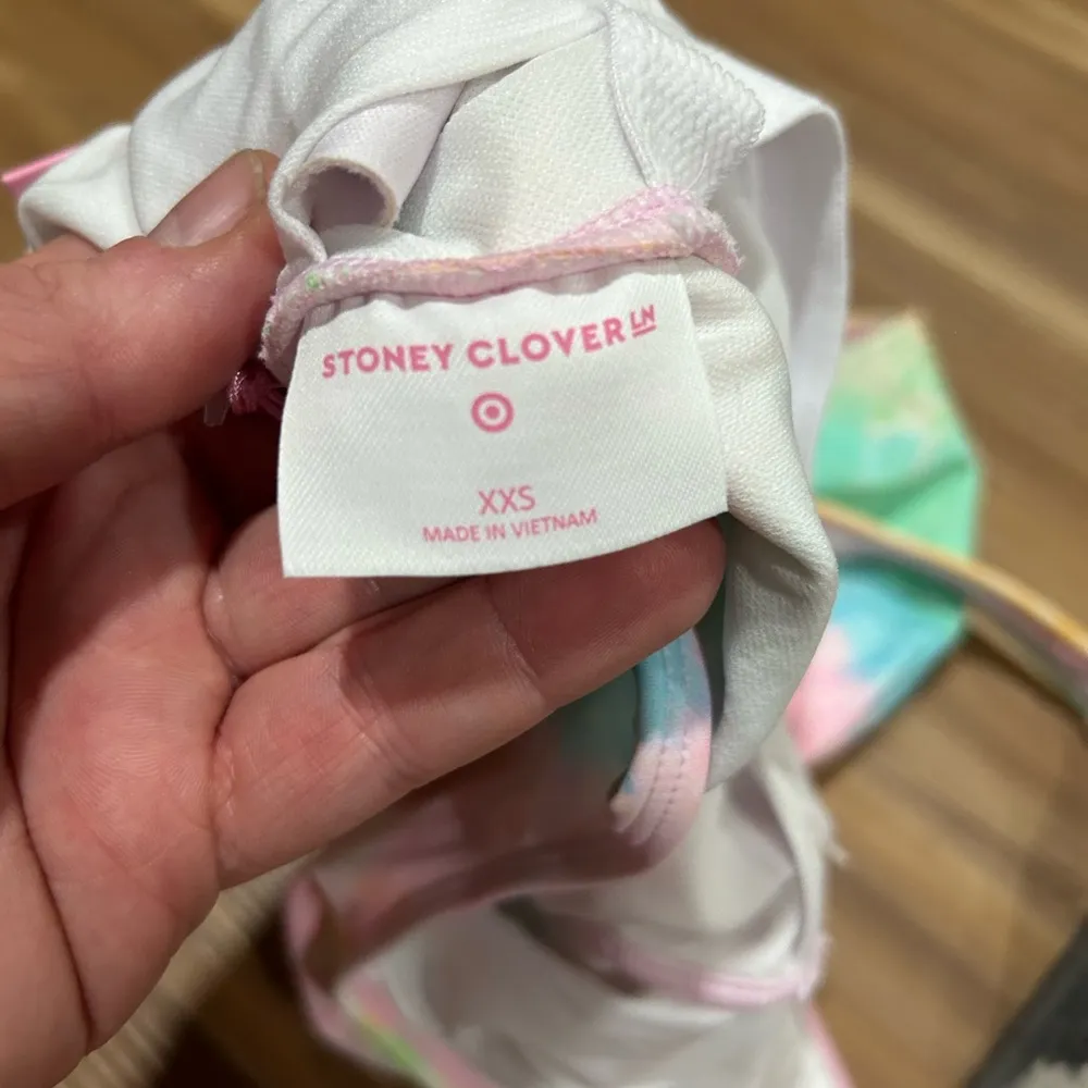 Stoney Clover Tie-Dye Swirl One-Piece Swimsuit NWT Size XXS - Image 3