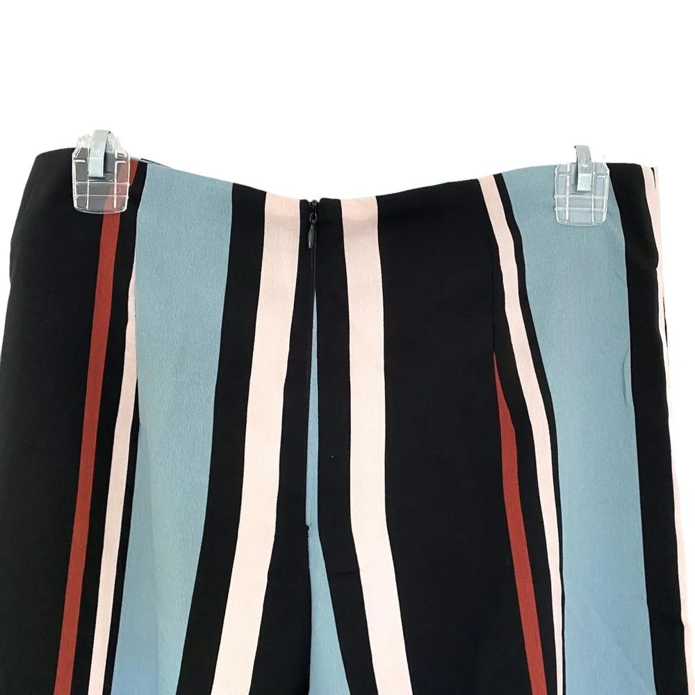 Vici Dolls Love Encounter Multicolor Striped Resort Wide Leg Pants Size Medium - Image 5