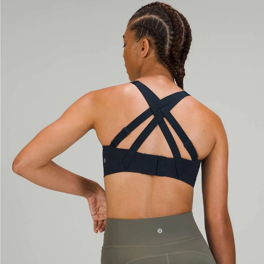 Lululemon Energy Bra *High Support, B–DDD Cups in True Navy Blue - Image 2