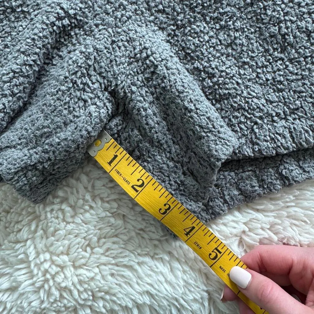 Skims Cozy Knit Gray Shorts - Size S/M - *small flaw* - Image 7