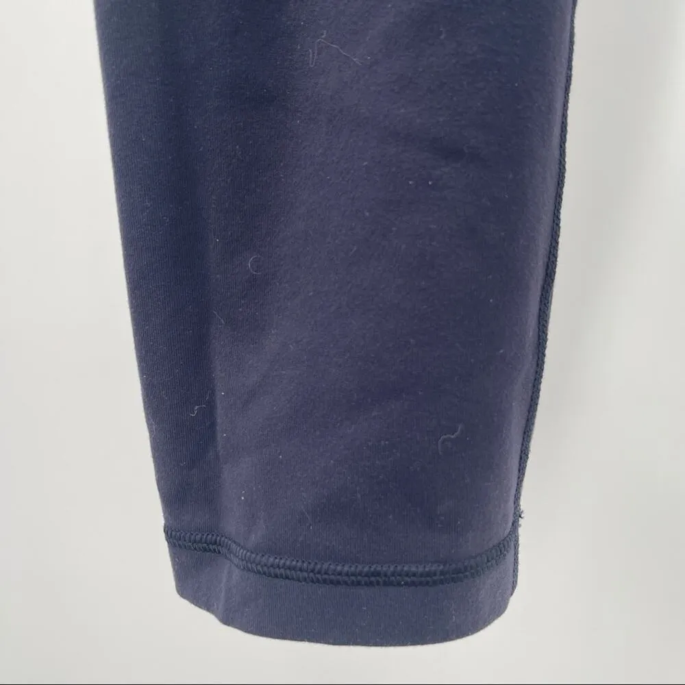 LULULEMON Athletica Navy Blue Cropped Leggings Capri Athleisure Gym Yoga Size 4 - Image 4