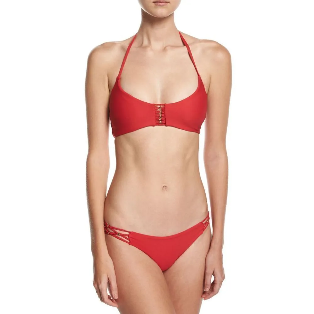 New. PilyQ Rouge Braided Zen Bikini set. Regularly $149 - Image 4