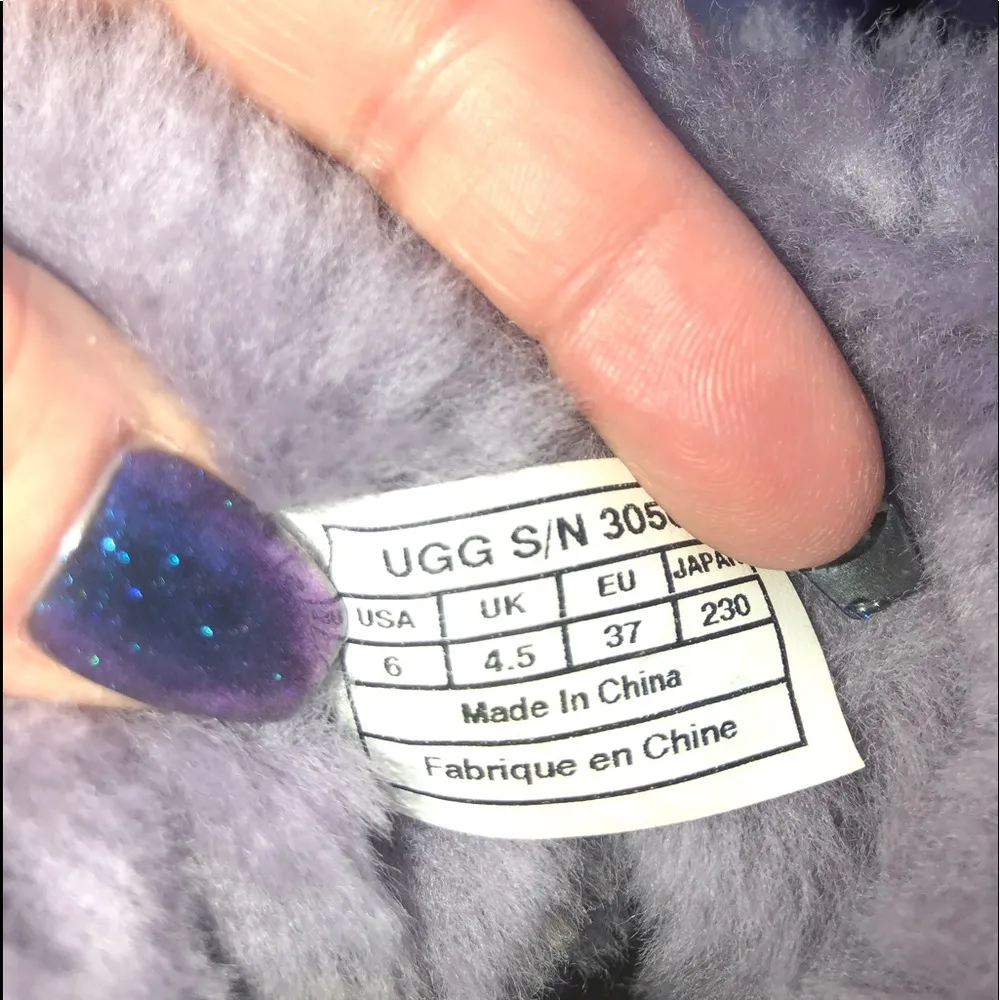 Ugg Purple Bailey Button Boots   - Image 7