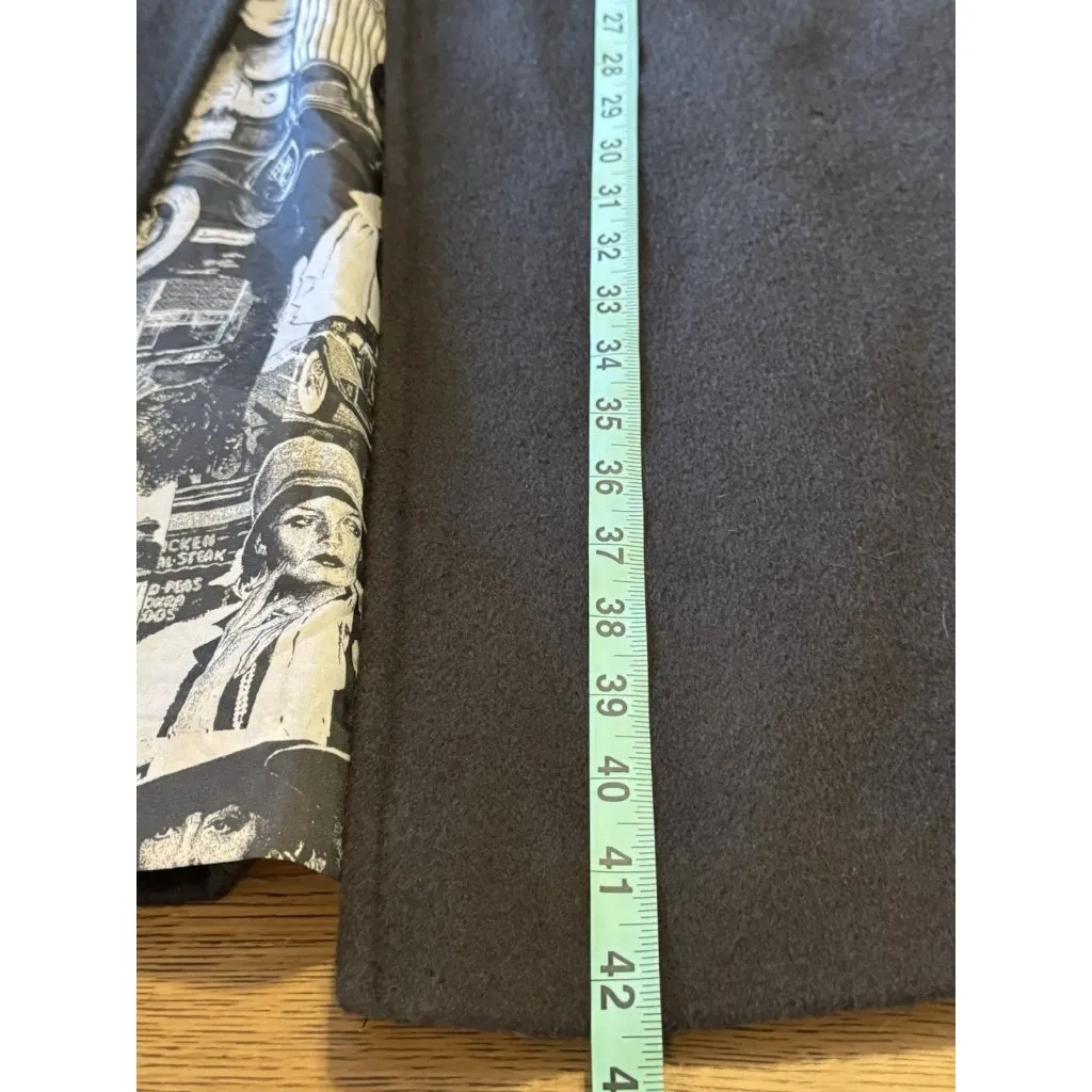 Alorna by Forstmann Long Brown Wool Coat Button Up Made In USA Petite Measured Size undefined - Image 5