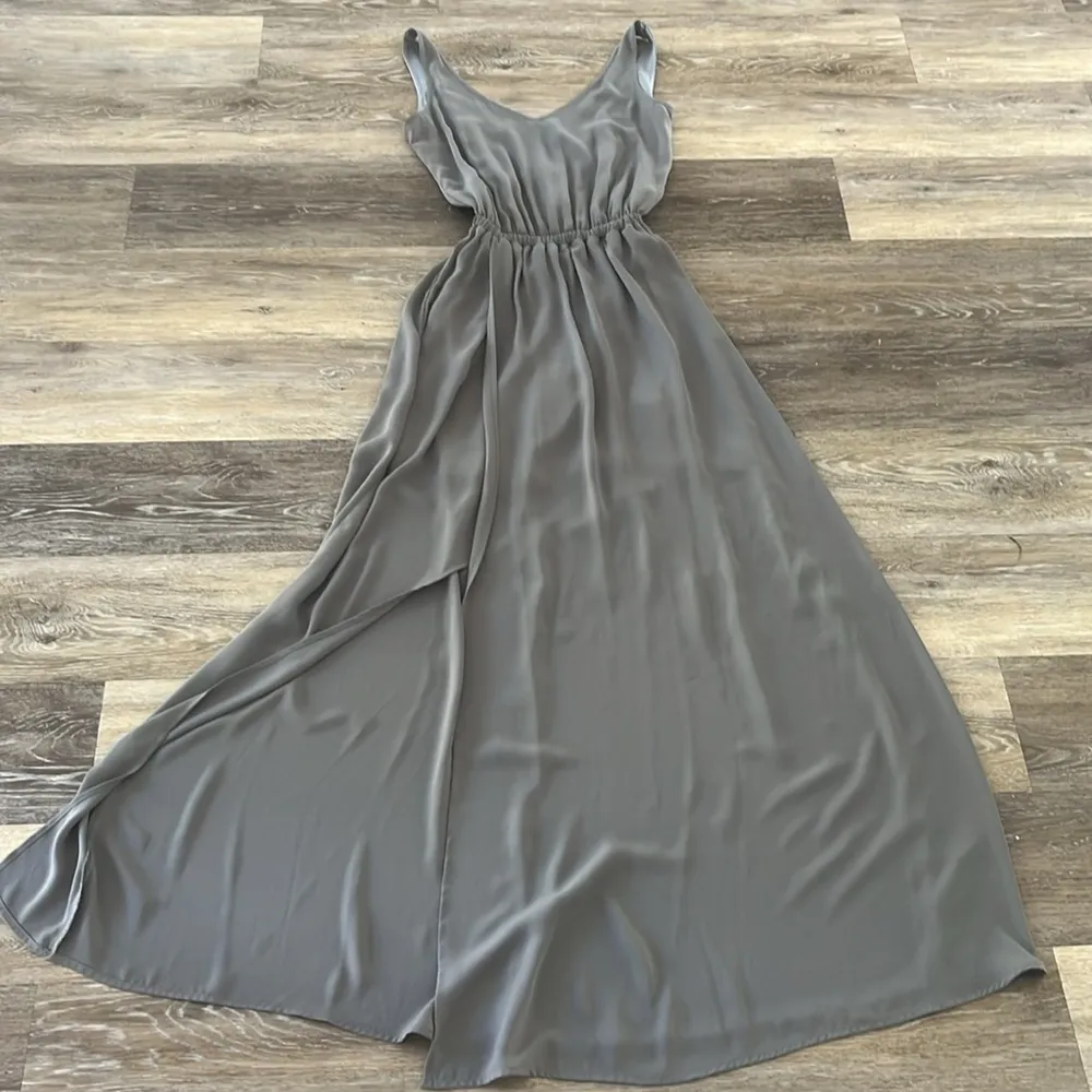 Mumu Show Me Your Mumu Kendall maxi v neck dress summer lined size XX small - Image 14