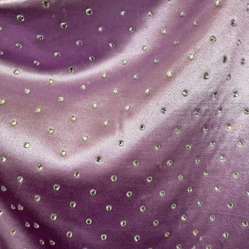 Maje Satiny Asymmetric Mini Dress Women's M Crystal Embellished One Shoulder NWT - Image 15