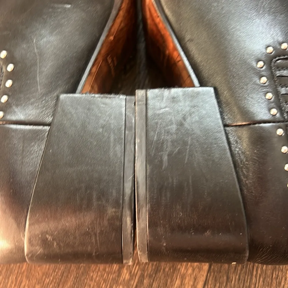 Givenchy Chelsea Leather Studded Ankle Boots Black - Image 6