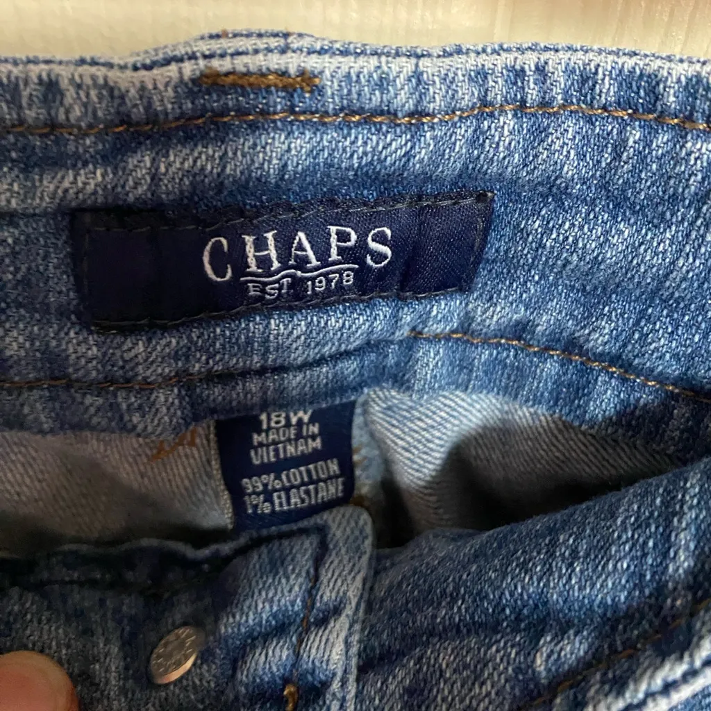 CHAPS  Light Blue Denim Jeans - Image 6
