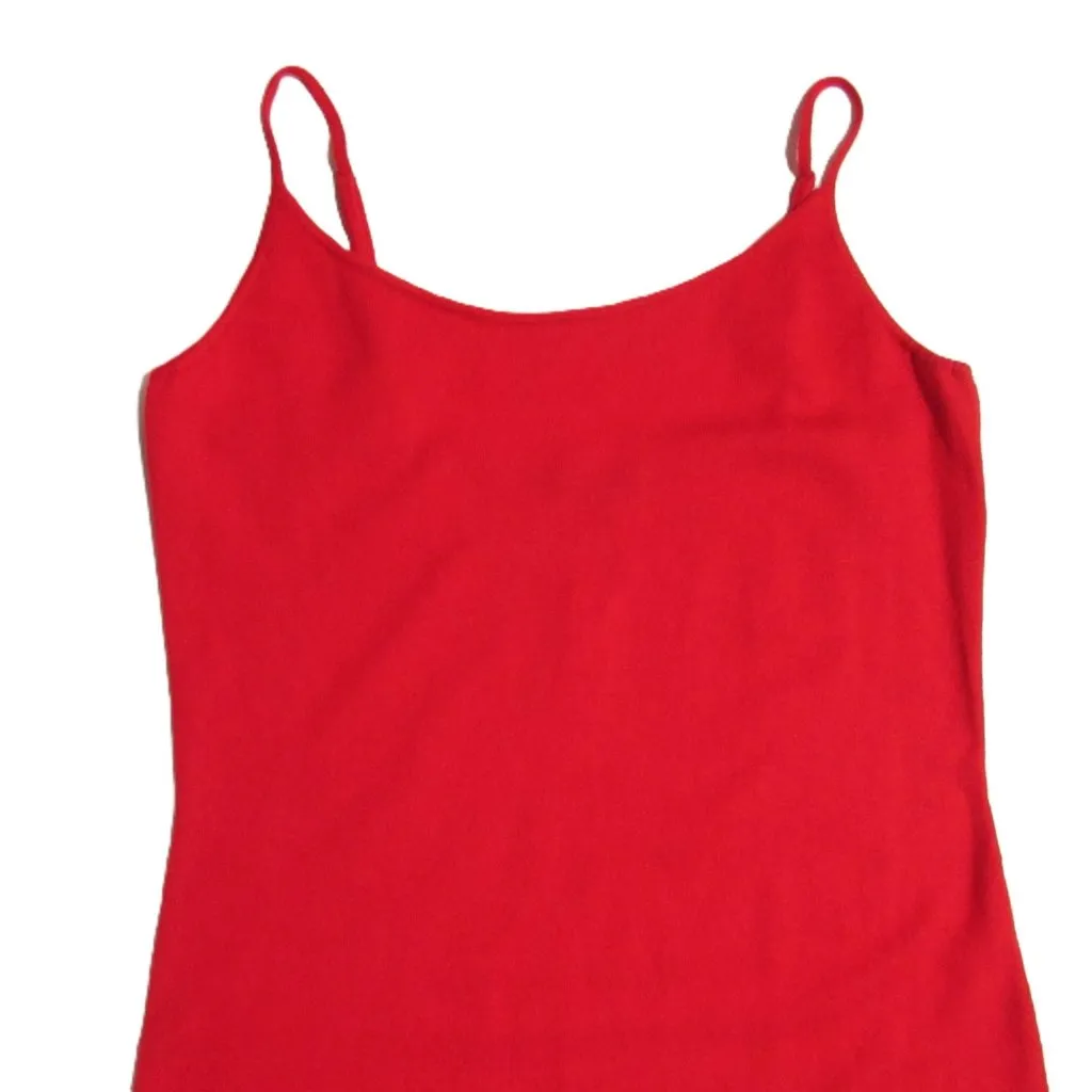 NWT J.Crew Featherweight Cashmere Blend Long Slip Dress in Holiday Red M - Image 7