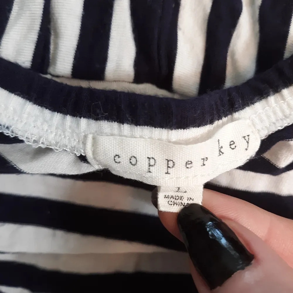 Copper Key  striped romper - Image 5