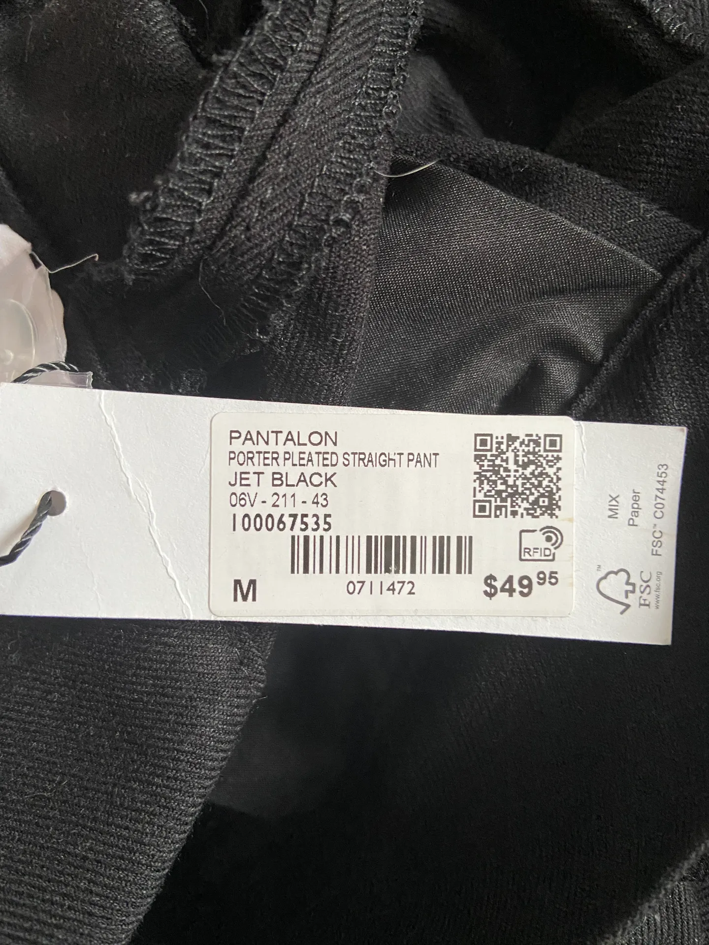 Garage Porter Pleated Straight Pant - Image 4