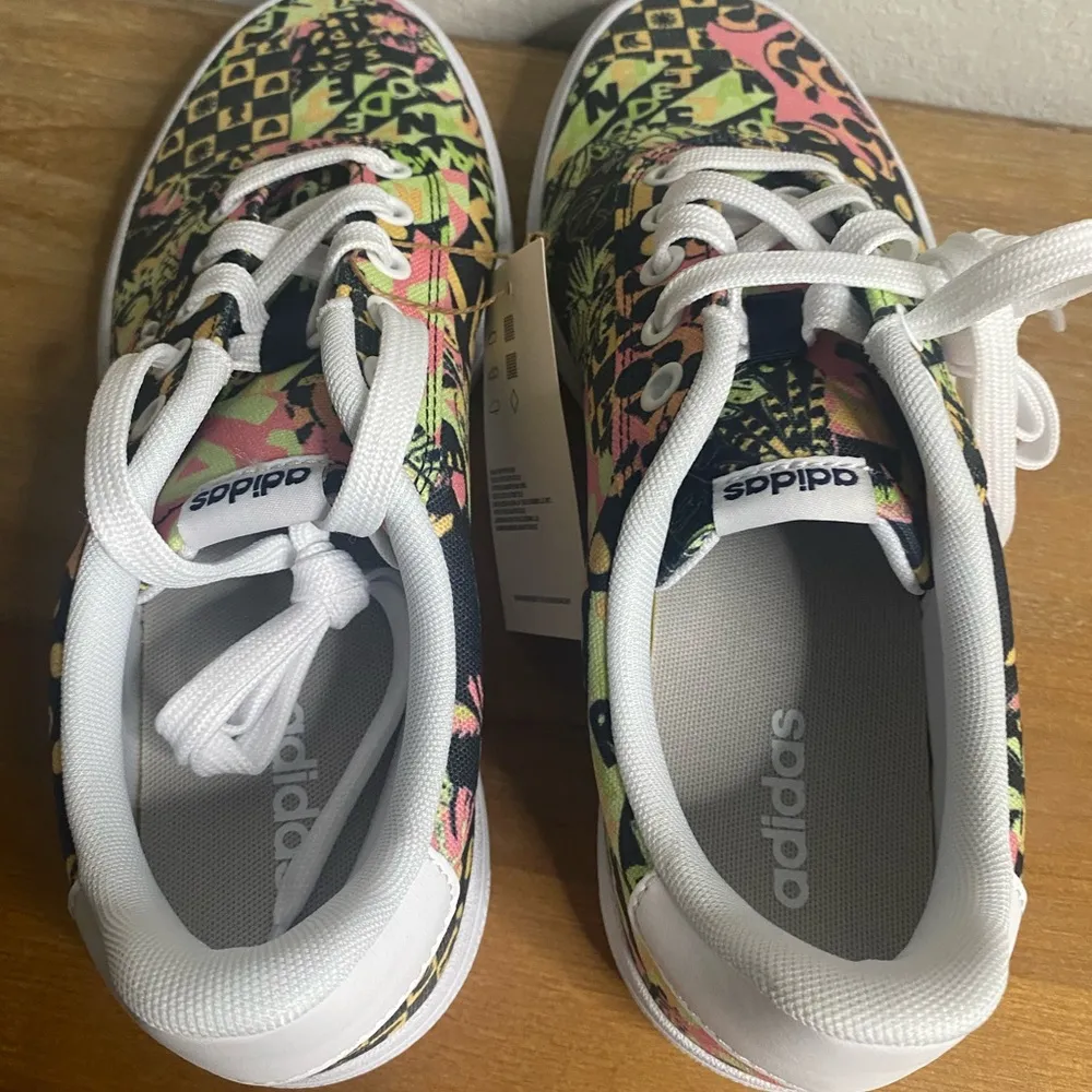 Women’s ADIDAS VULC RAID3R SNEAKERS Shoes Colorful Vintage 90s inspired size 8 - Image 6