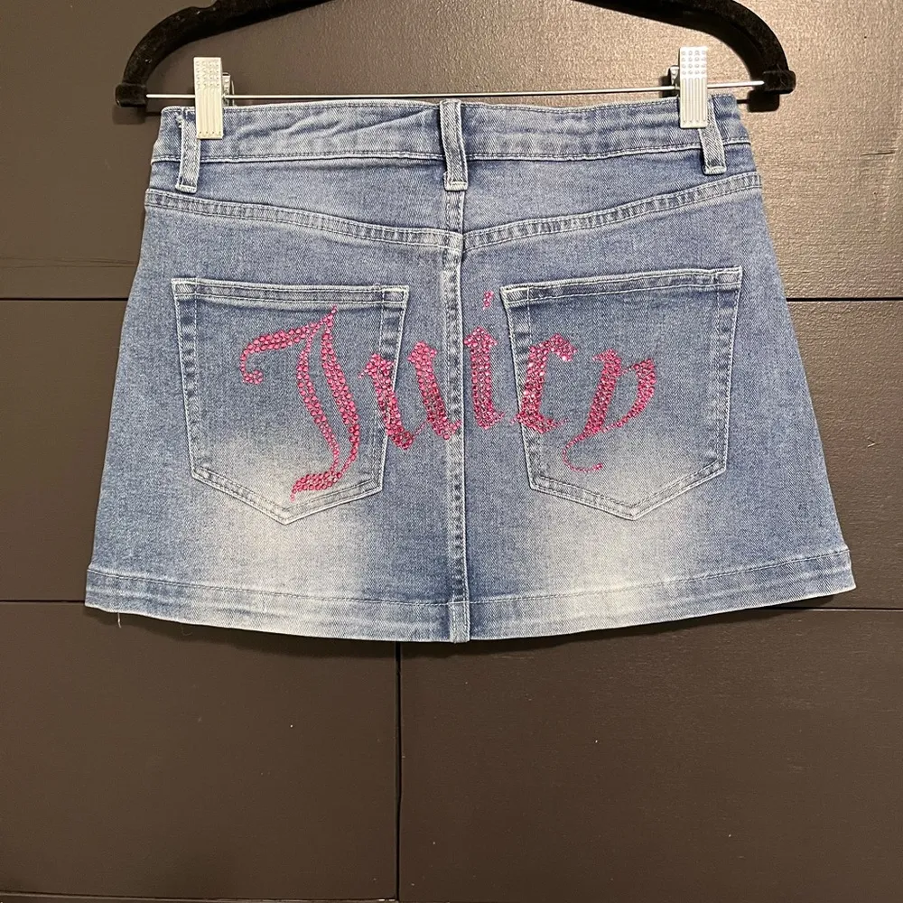 JUICY COUTURE 5 Pocket High Waist Denim Jean Skirt Women’s Sz 7/28 NWT - Image 3