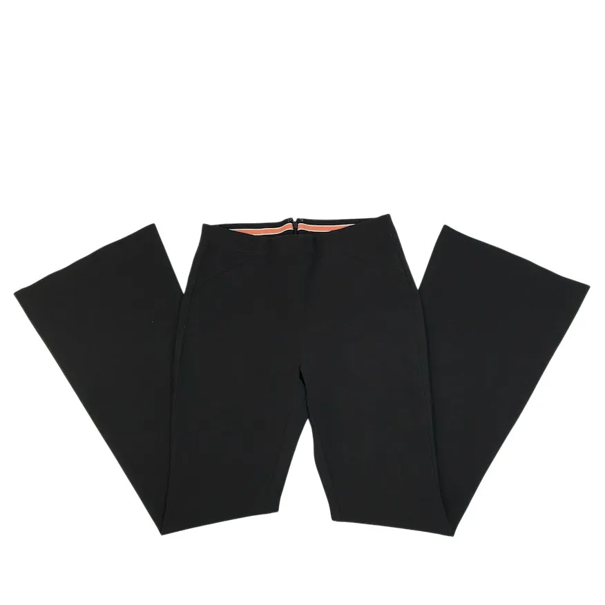 ANTHROPOLOGIE Essential Flare Pant Sz 4 Black Classic Stretch Office Business - Image 5