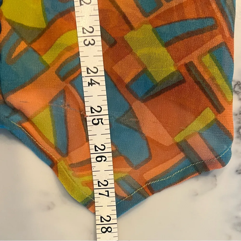 Soft Surroundings Curacao Topper Embroidered Parrot Top Blouse Women's PXS $120 - Image 7