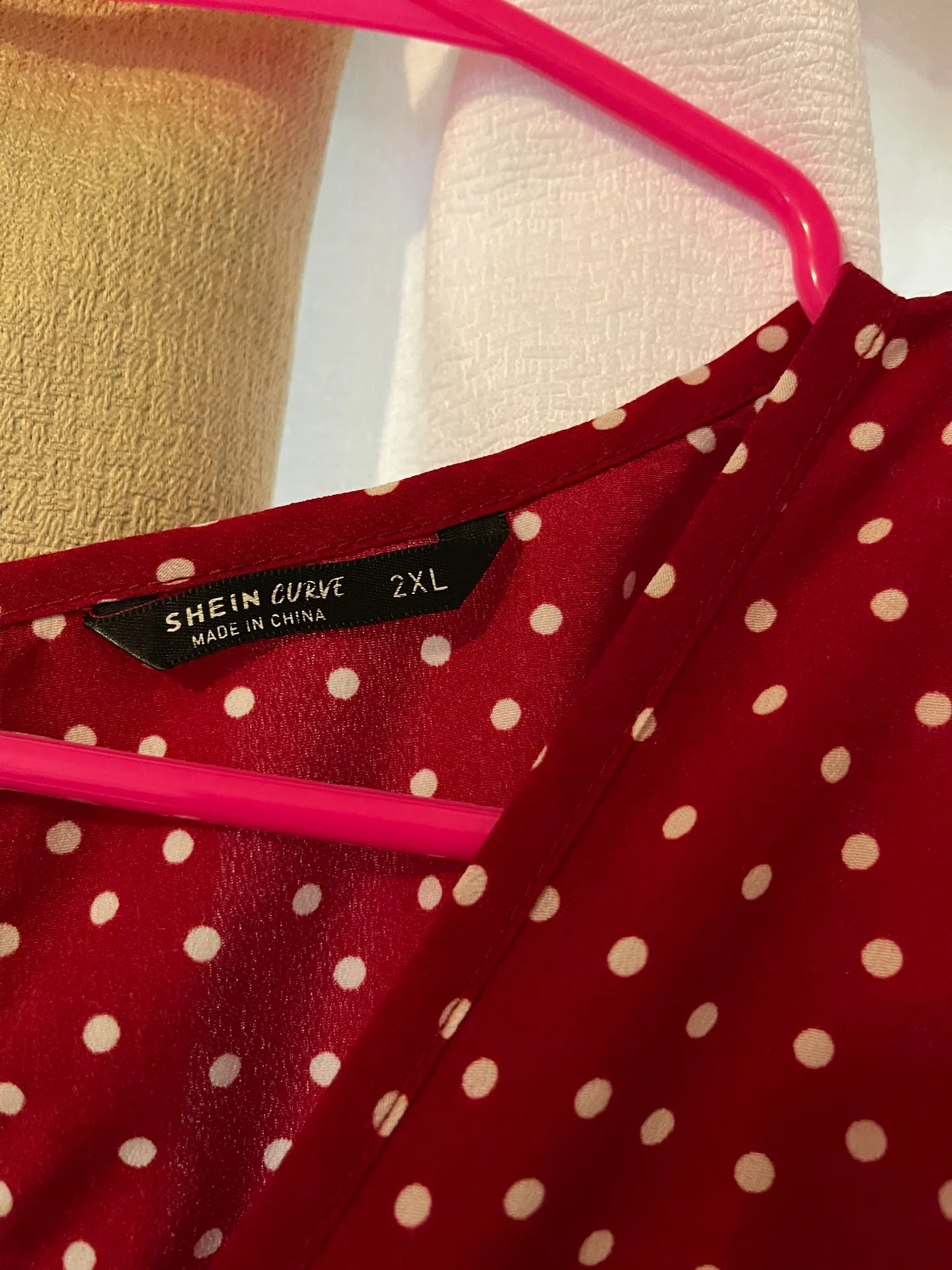 Red Polka Dot Dress - Image 2