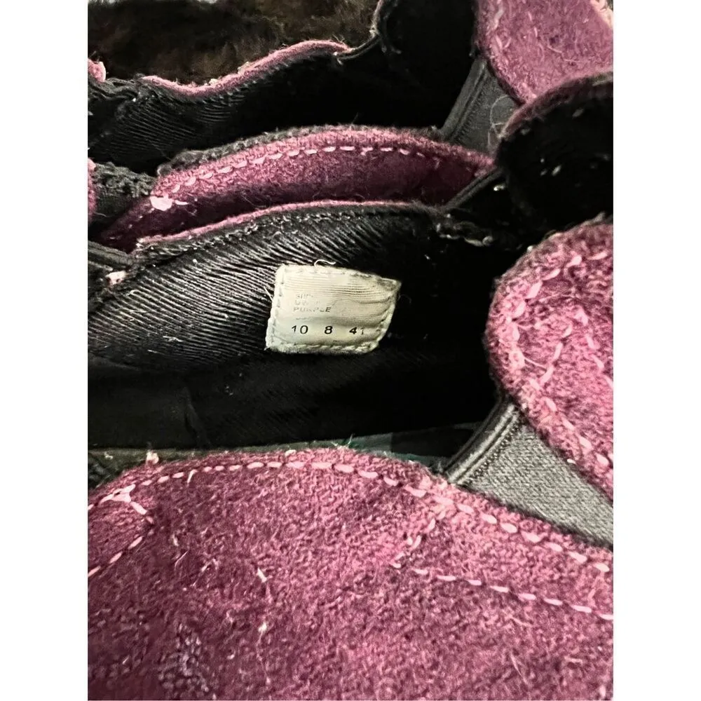 Cushe Surf Slipper Felt Purple Slip - Image 4