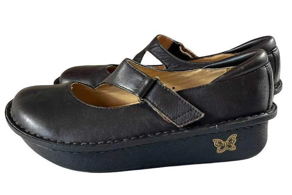 Alegria Dayna Black Napa Leather Mary Jane - Image 3