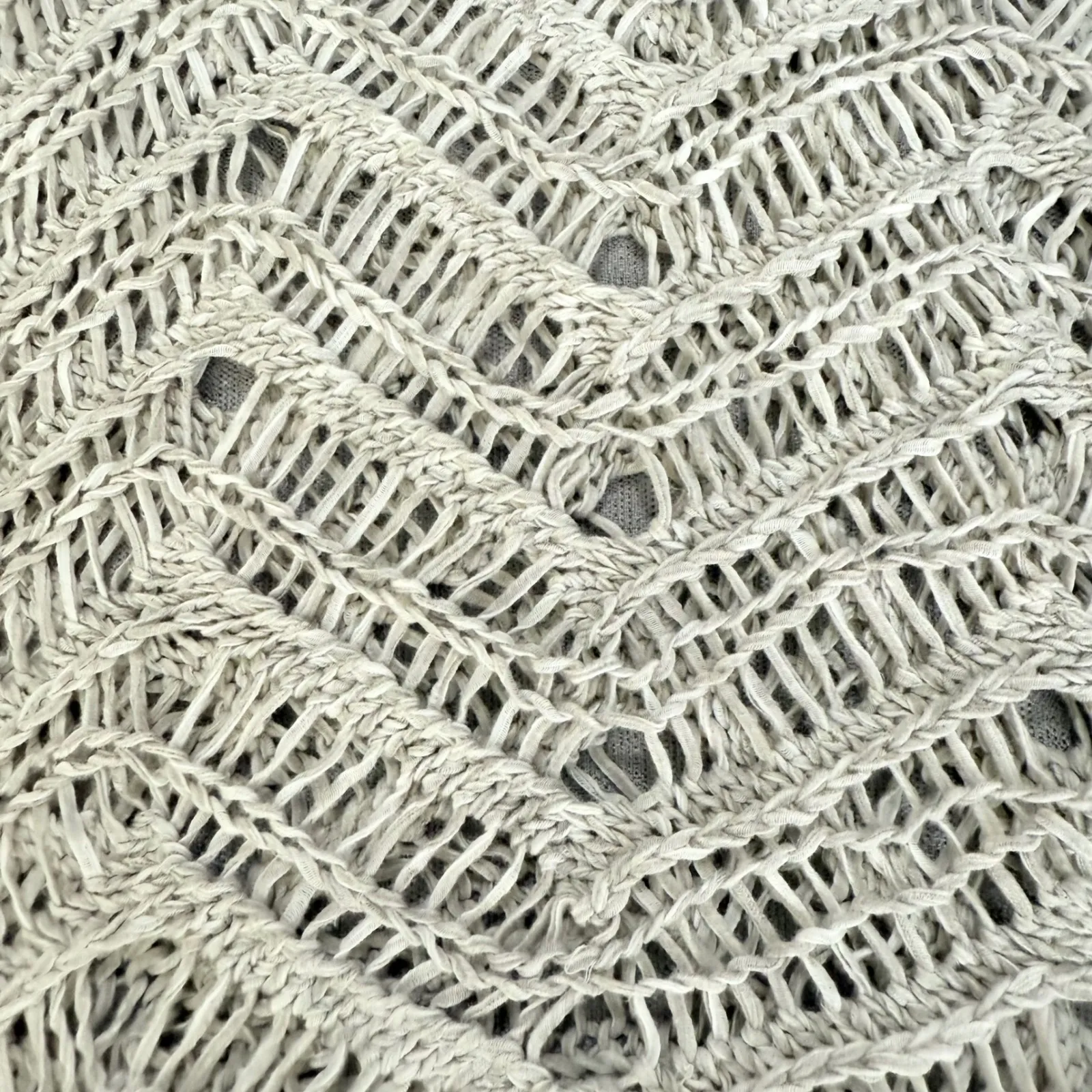 Eileen Fisher Size XS Open Knit‎ Weave Top Cotton Blend Sweater Beach Layering - Image 3