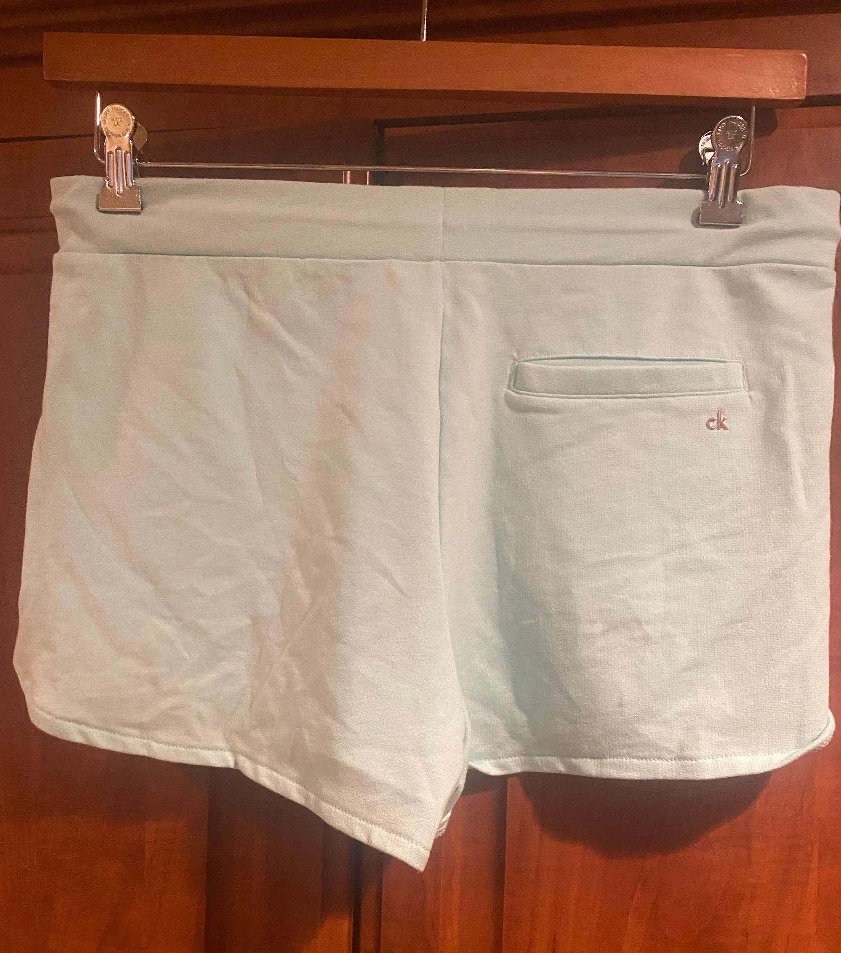 Calvin Klein Light Blue Lounge Shorts - Image 2