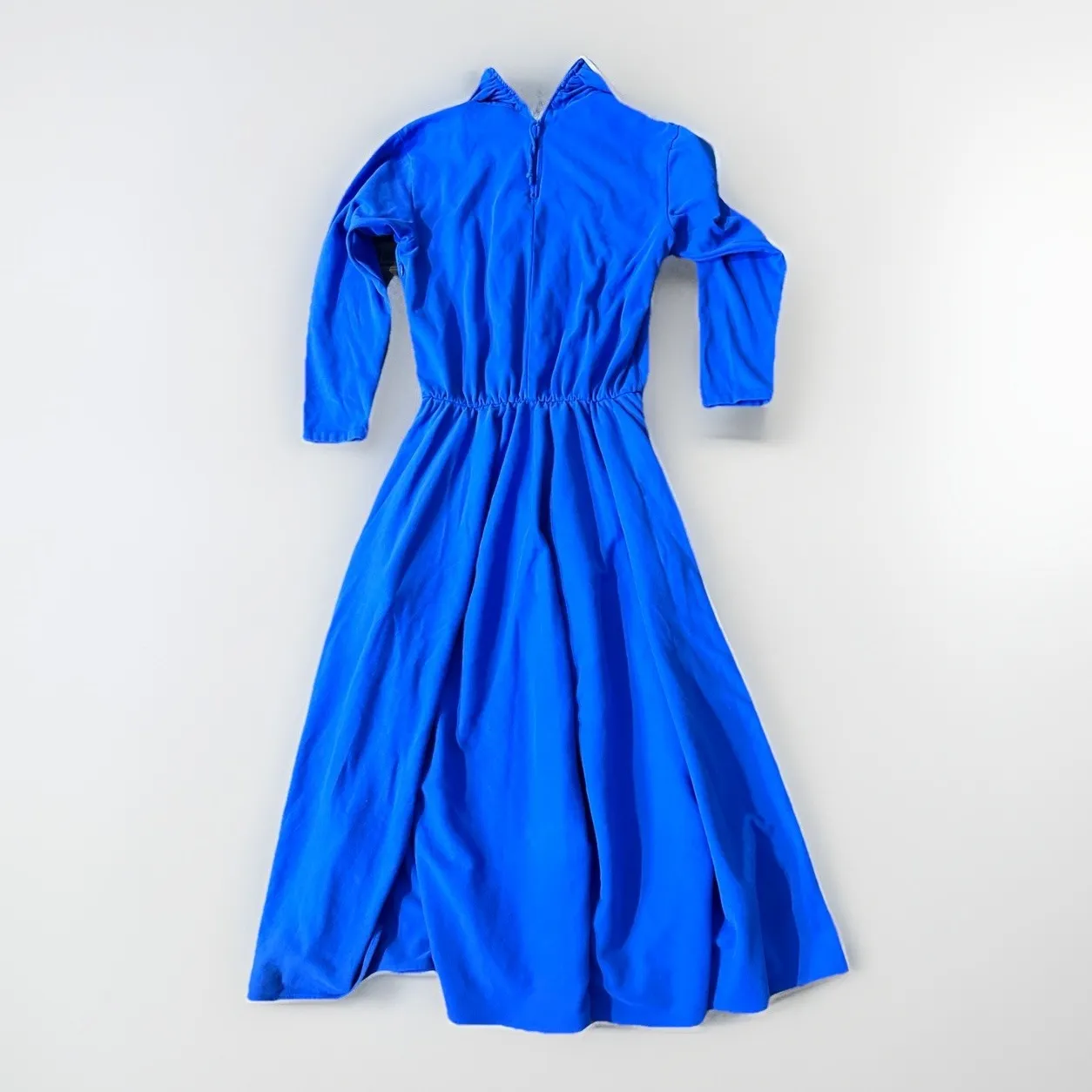 BURU Royal Blue Turtleneck Long Sleeve Maxi Dress - Image 3