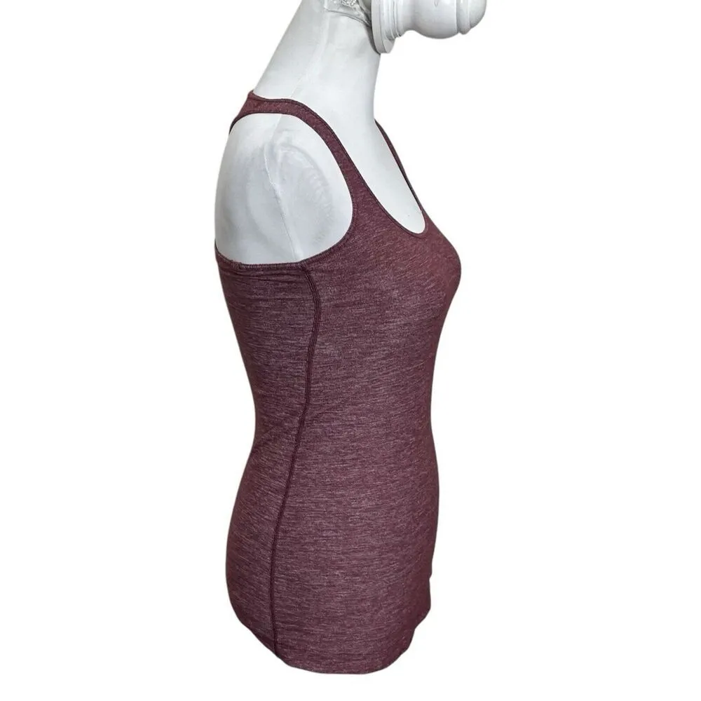 Lululemon Cool Racerback Tank Top Women’s Size XS Bordeaux Athletic Sleeveless - Image 2
