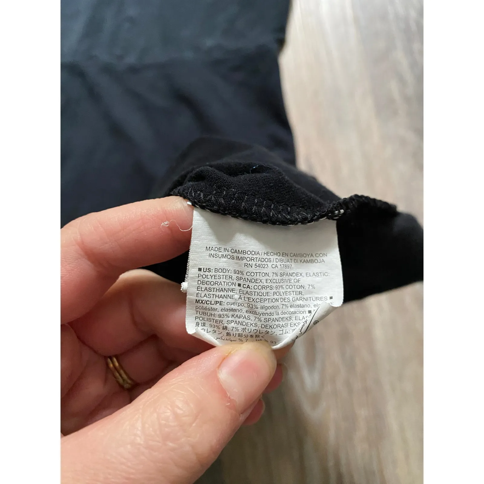 Old Navy‎ Sleeveless Black Cotton Fit & Flare Midi Dress Medium Dainty 90s Soft - Image 4