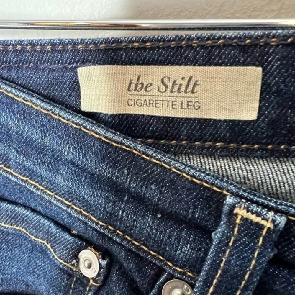 AG ADRIANO GOLDSCHMIED the stilt cigarette jeans super stretch denim size 24 - Image 9