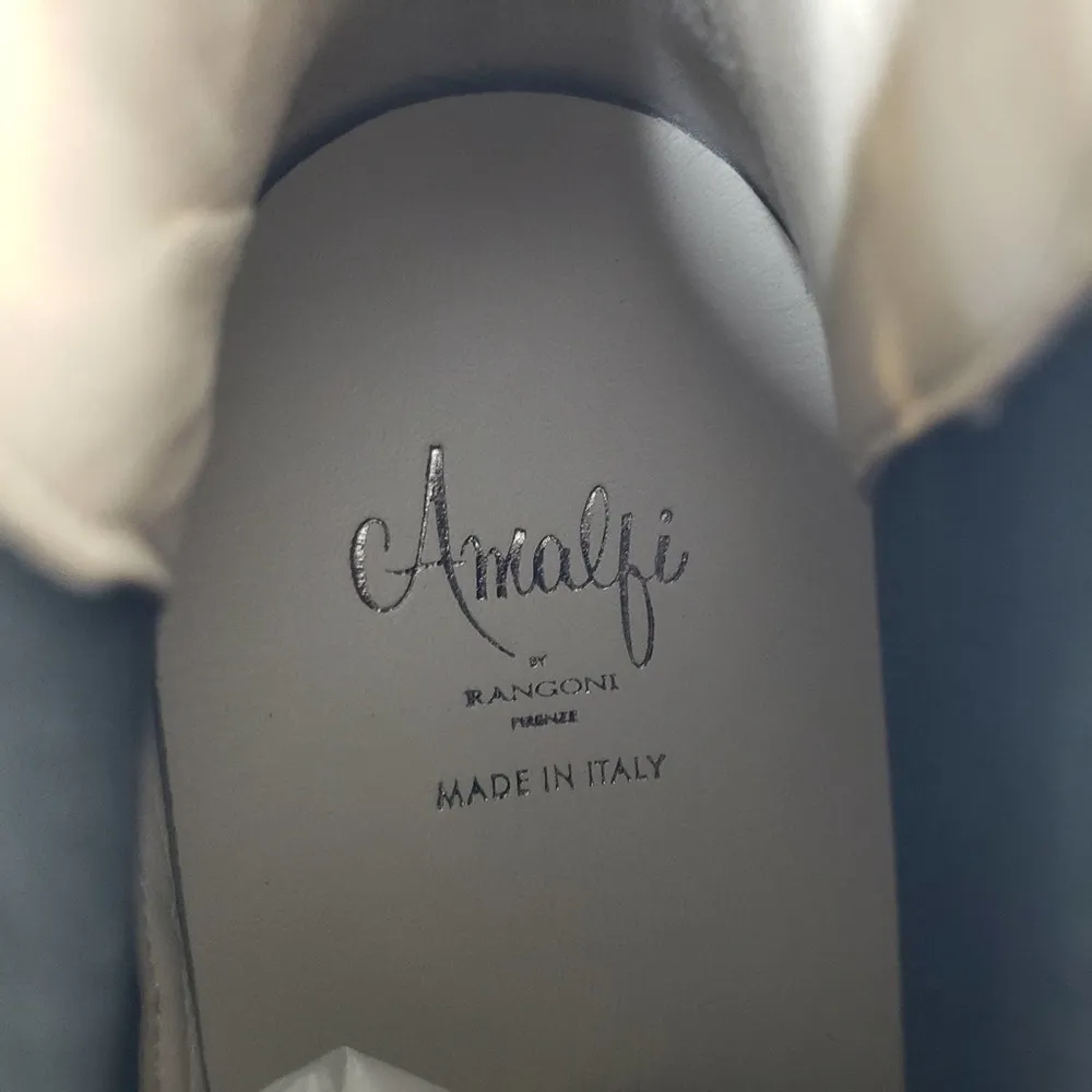 AMALFI BY RANGONI Womens 11 Enrico Chelsea Boot in Fog Nubuck NEW Gray - Image 8